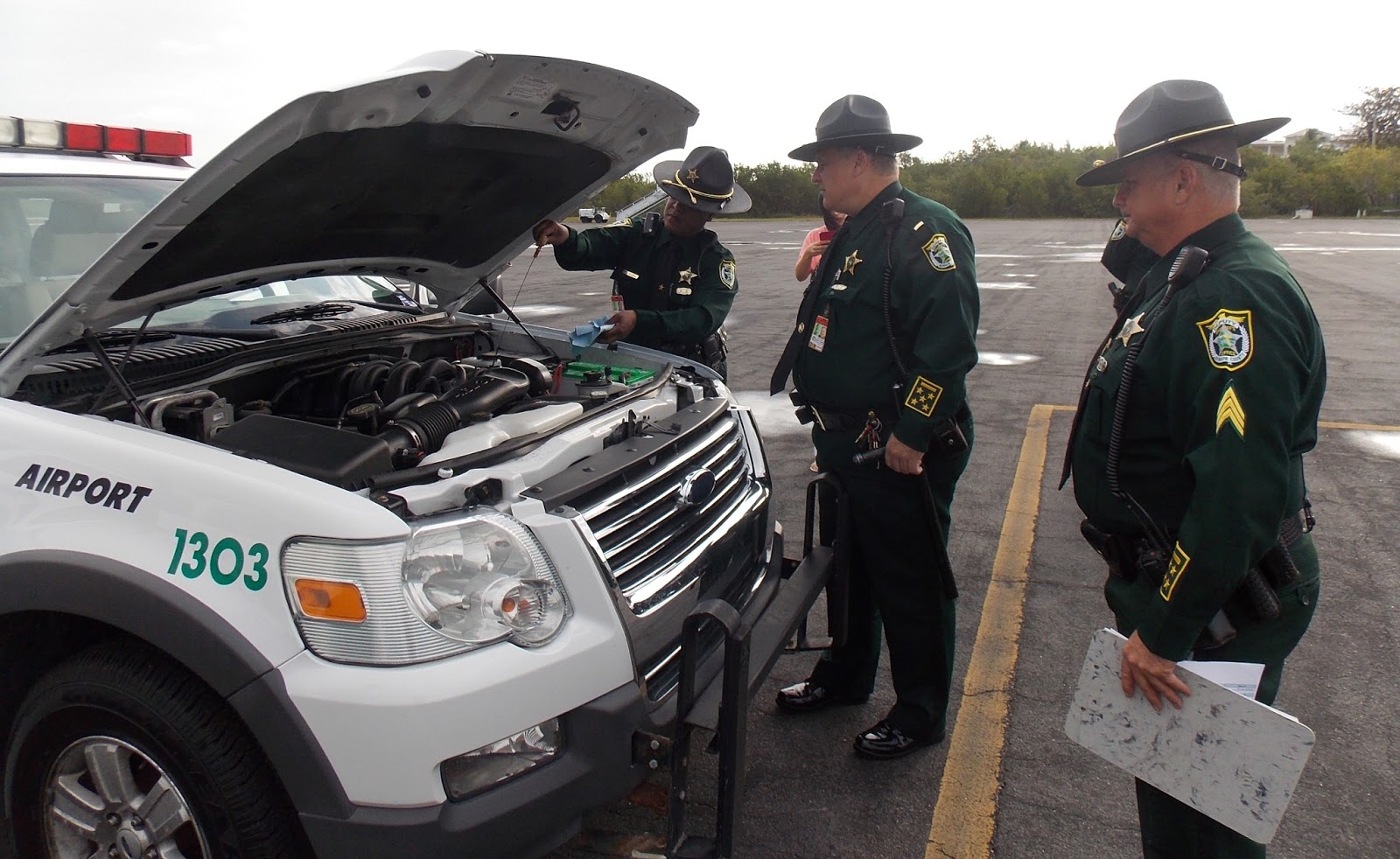 Monroe County Sheriff's Office Key West Airport formal inspection