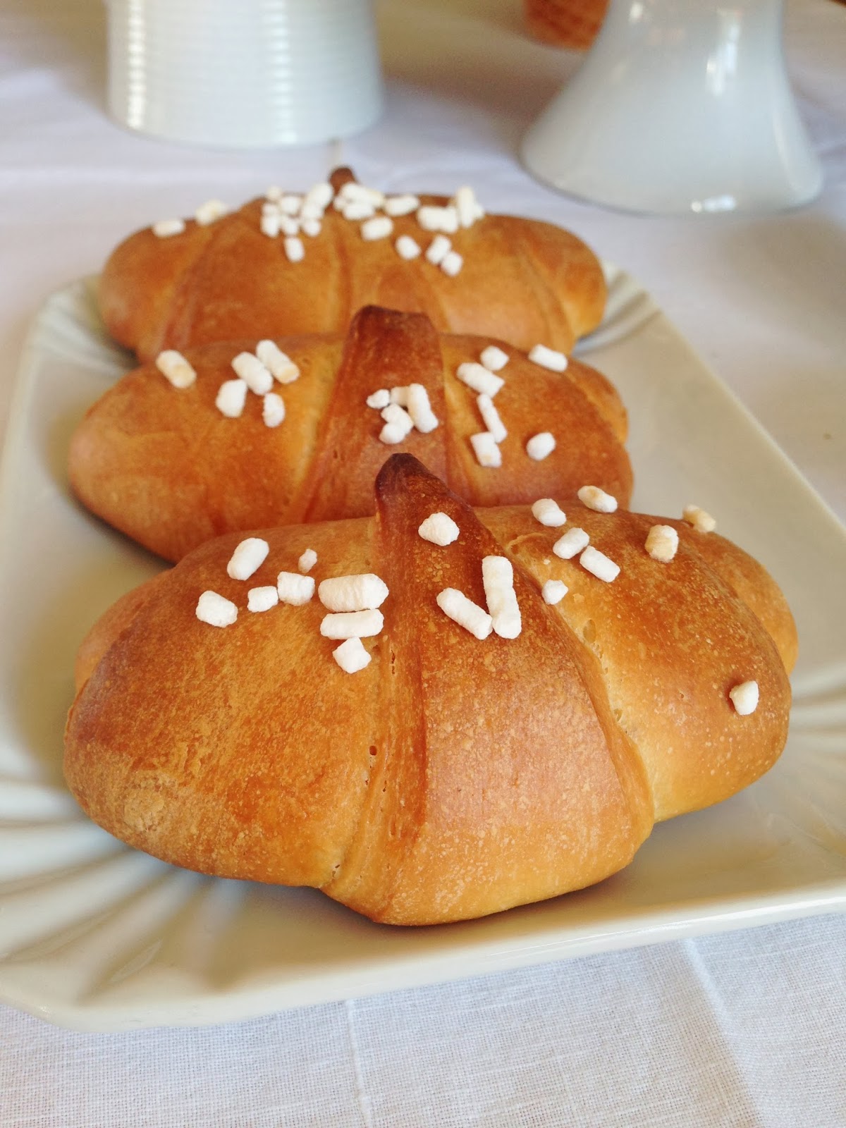 Brioches all'acqua senza uova, e qualcosa per voi!