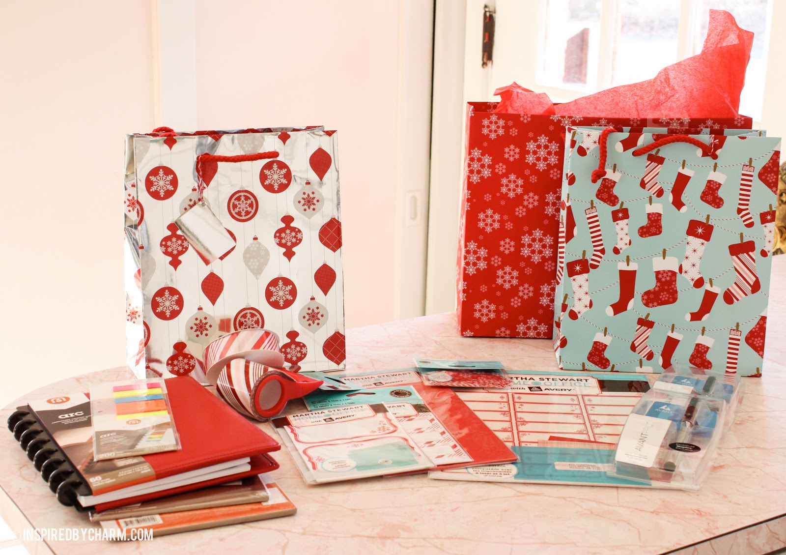 Wrapping with Martha Stewart and Staples Inspired by Charm Inspired