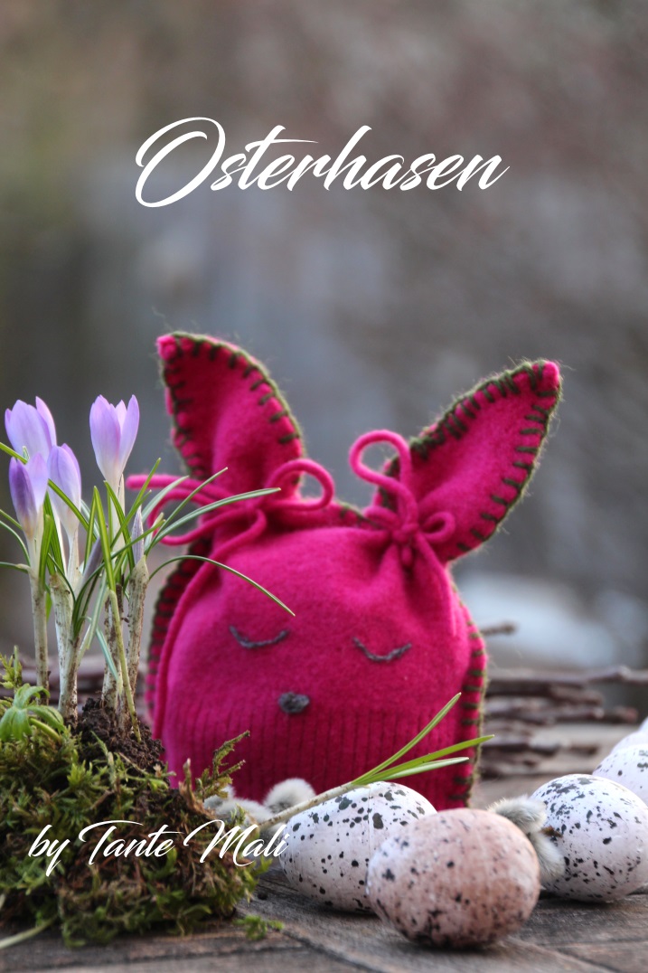 Osterhase aus altem Pullover