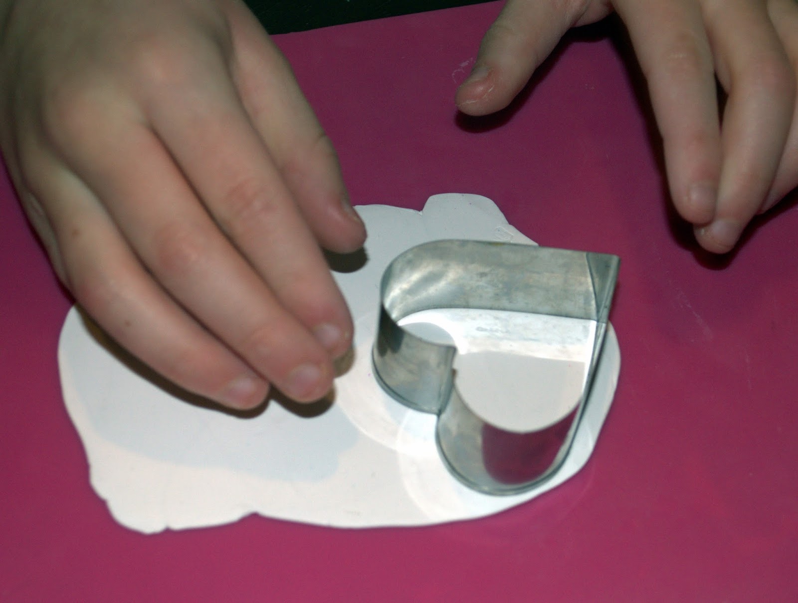 Clay ornaments made with cookie cutters and stamps Rachel Teodoro