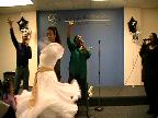 www.liturgical-praiseworshipdance.com Praise dancer in white, turning. Copyright 2010 Katina Davenport