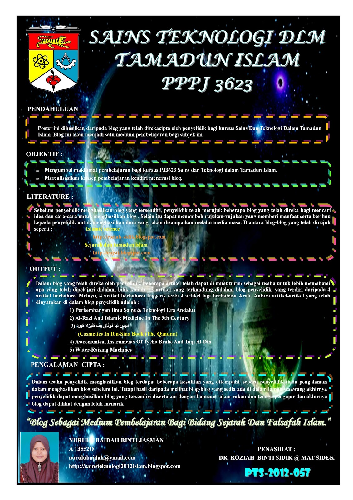 Sains Teknologi Dlm Tamadun Islam Akhir Tugasan Sains Teknologi Dalam Tamadun Islam