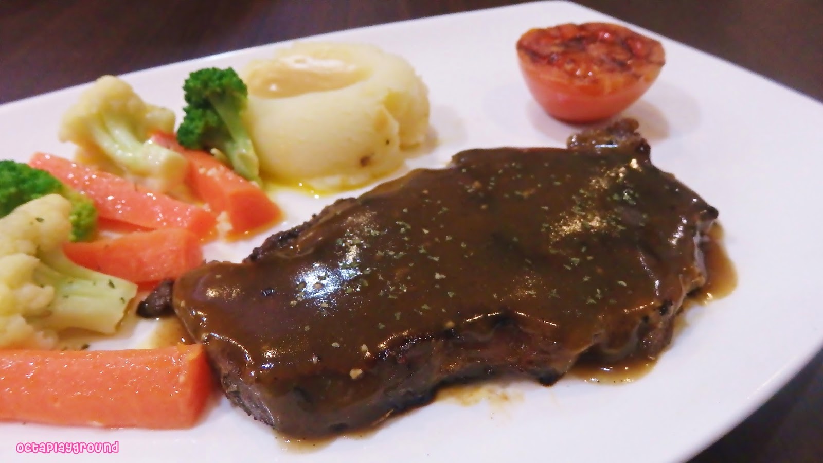 STEAK BEEF & FISH New menu from Kenny Rogers Roasters Octa's Playground