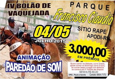 Vem ai mais uma festa de gado no sitio rapé ......