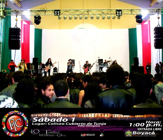 Festival Internacional de la Cultura Tunja - Boyacá Rock