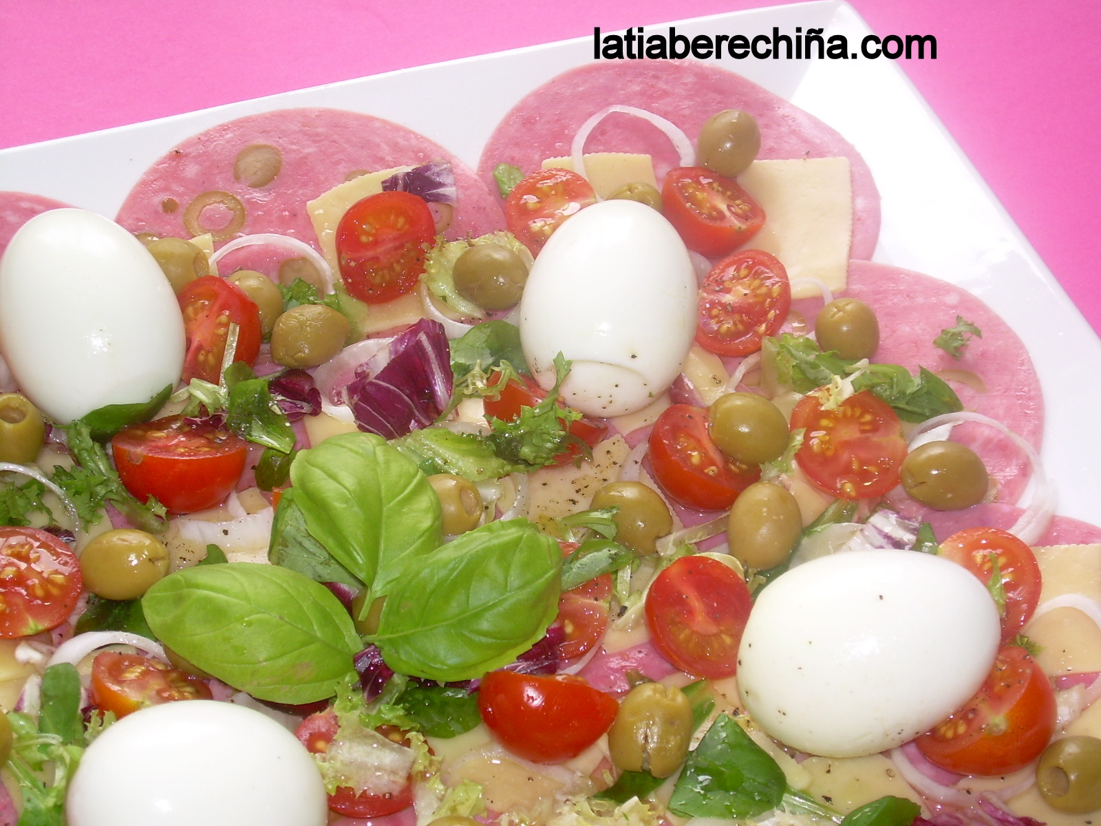 El blog de la tia Berechiña Ensalada de mortadela y queso.