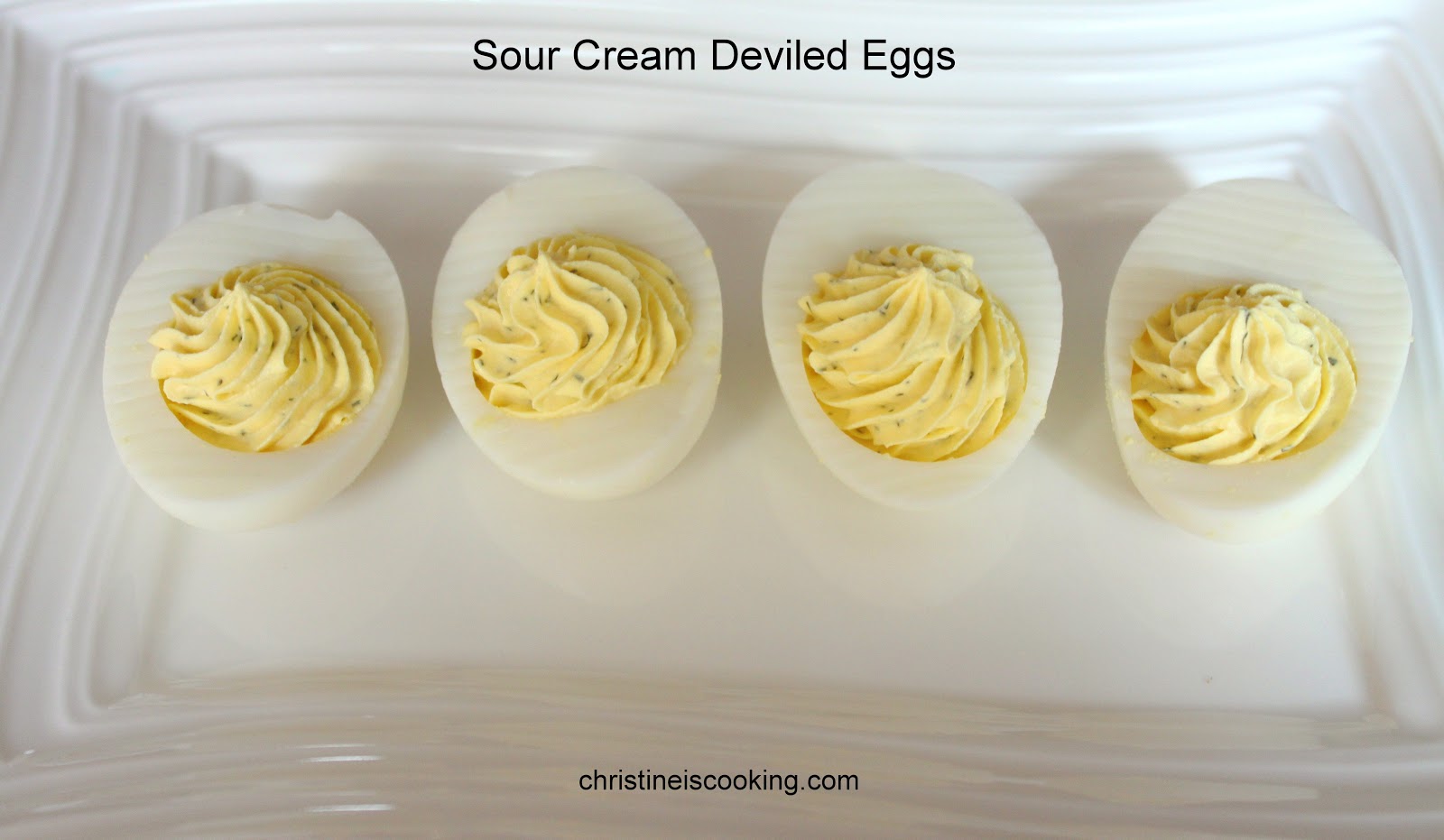 Sour Cream Deviled Egg Recipe