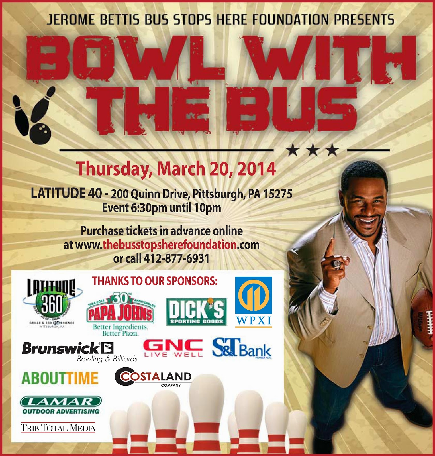 Bowl with the Bus (the Jerome Bettis Bus!!!) Macaroni KID Pittsburgh