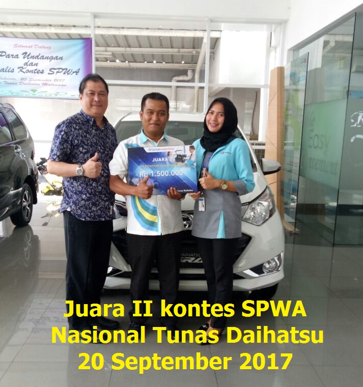 JUARA II KONTES SPWA NASIONAL TUNAS DAIHATSU