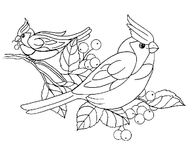 Birds Coloring Pages