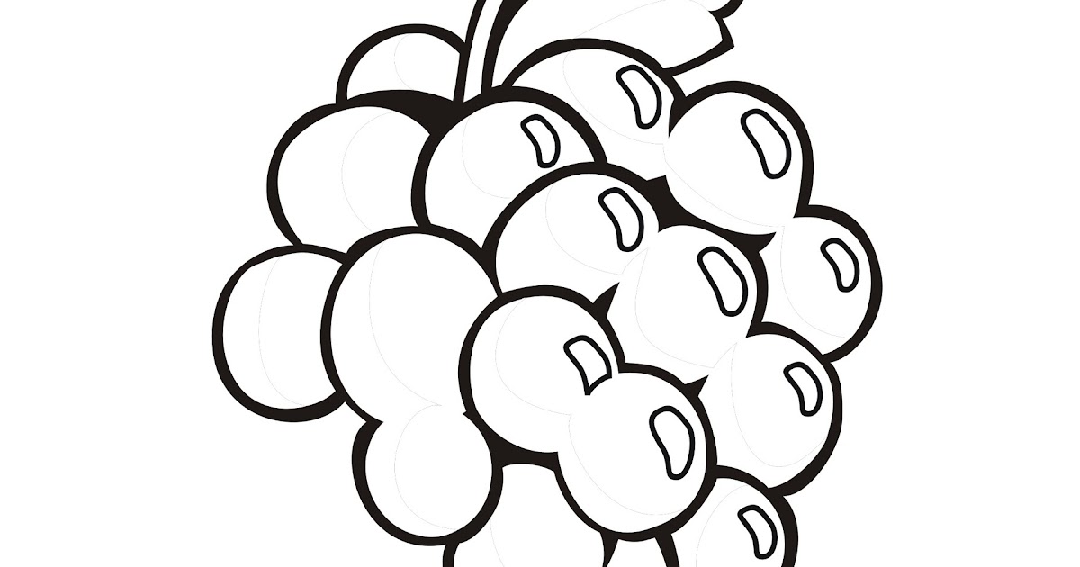 gambar mewarnai anggur