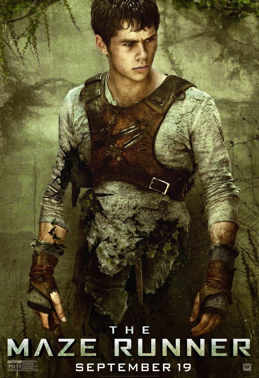 Split Screen: Posters das personagens de The Maze Runner