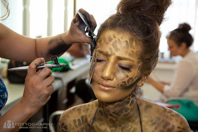 Bodypainting mit Airbrush und Pinsel bodypainting108