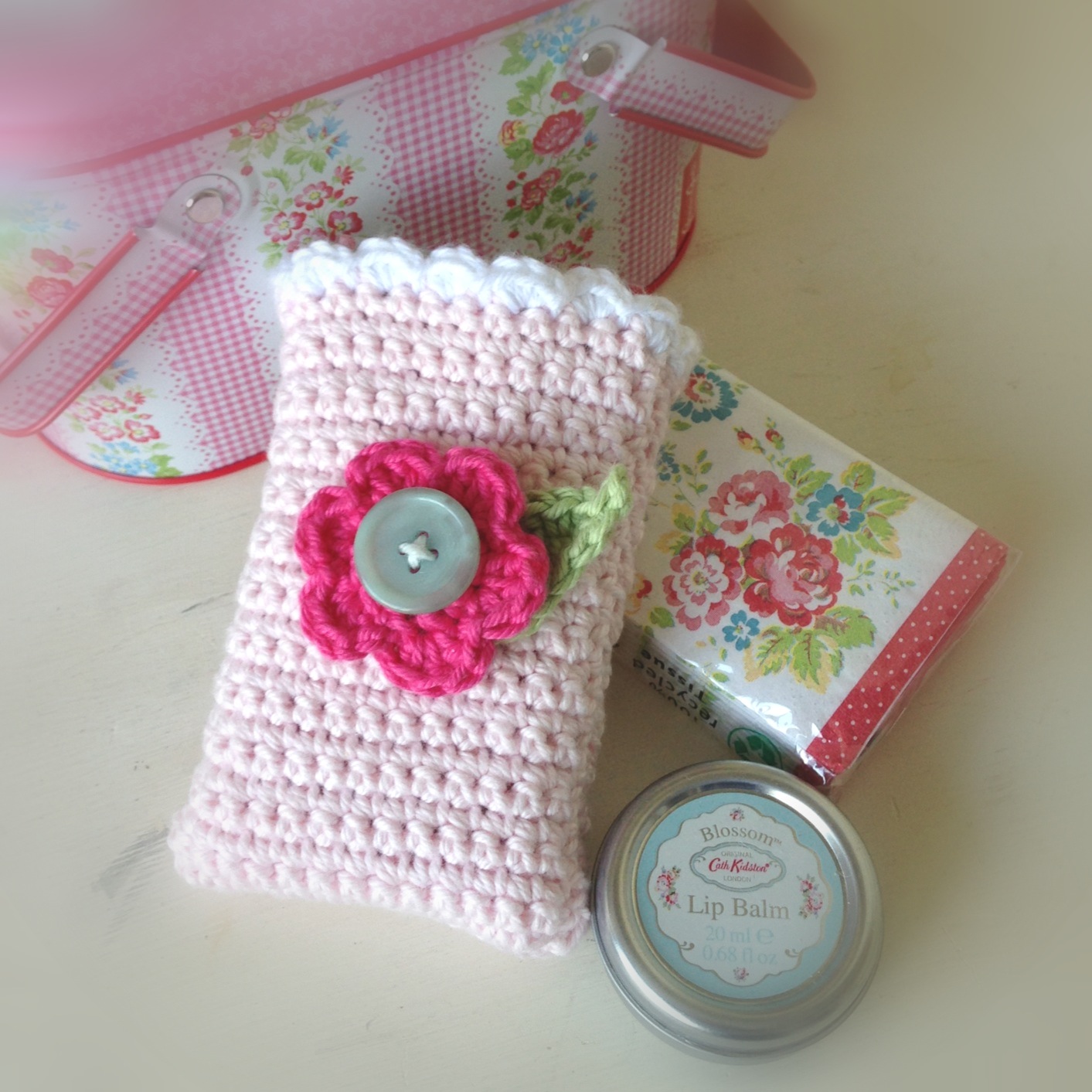 A World of Imagination FO Friday......Crochet Tissue Covers.