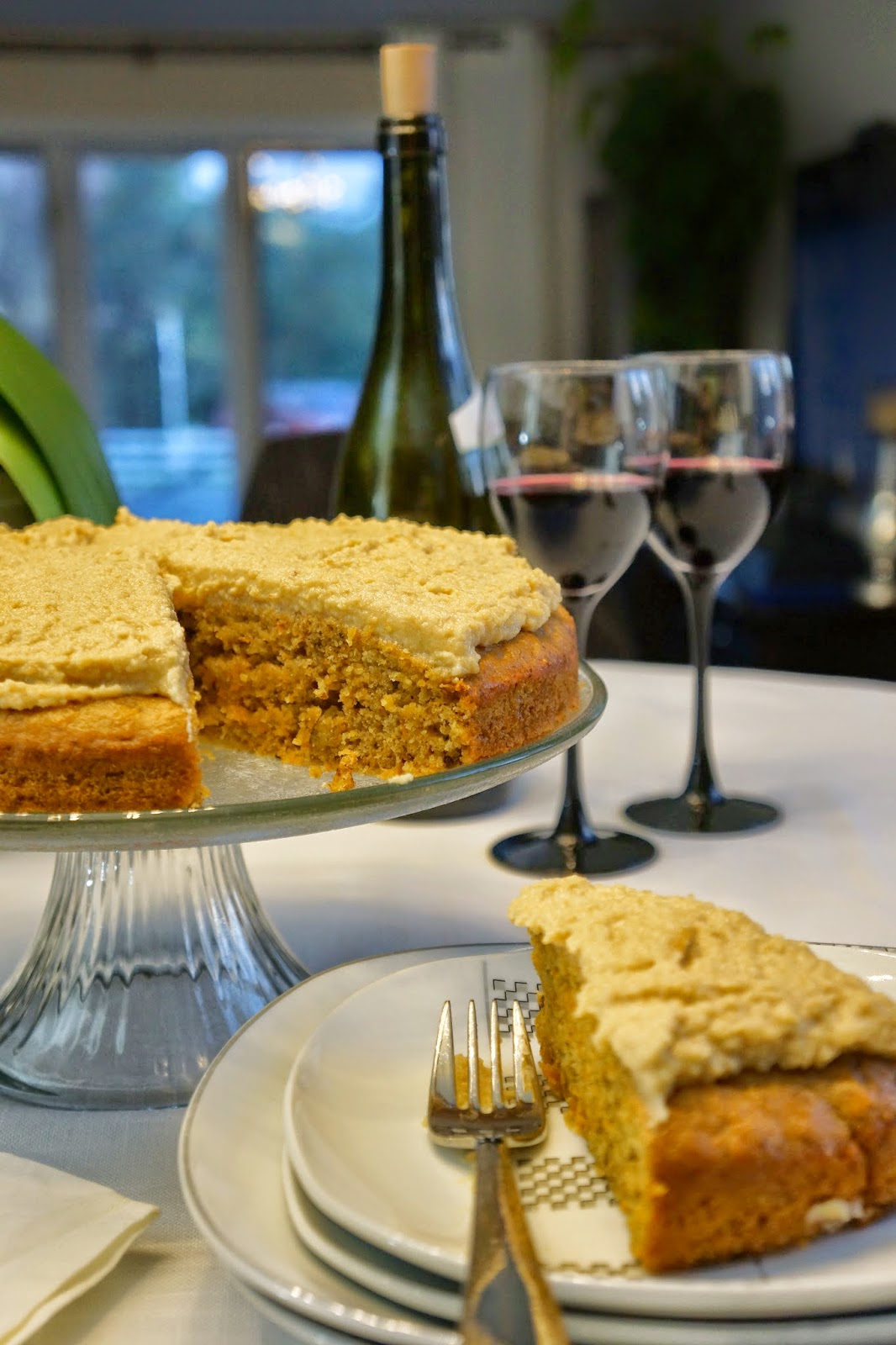 Brown sugar carrot cake with cashew cheese frosting Tera Solara
