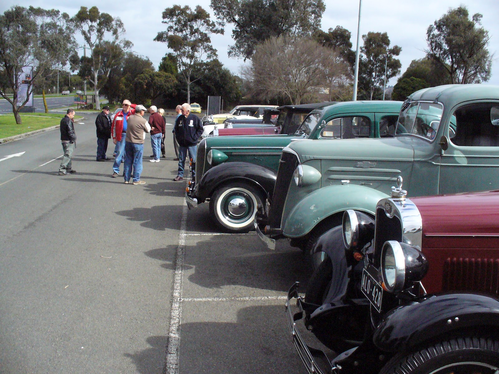 My 1928 Chevrolet Dandenong Valley Historic Car Club run to Como Gardens
