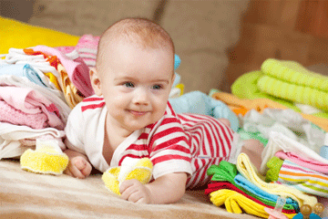 Clean the Baby's Cloth Clean the Baby's Cloth
