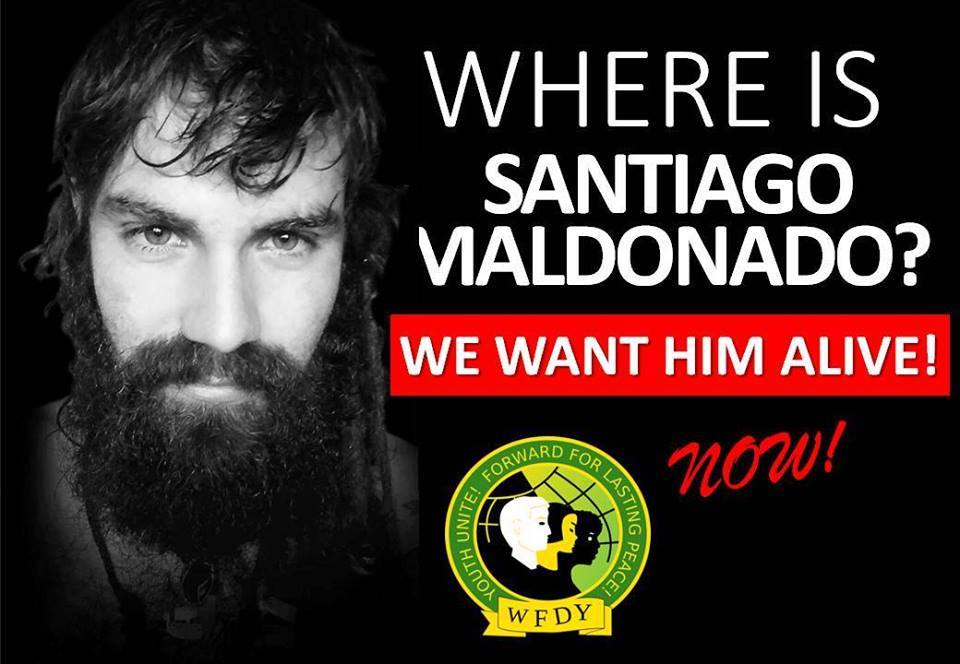 Aparición con vida de Santiago Maldonado