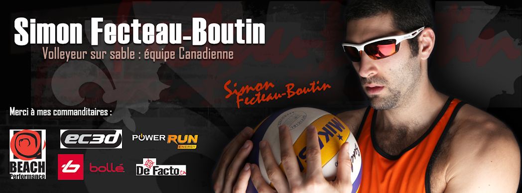 Simon Fecteau-Boutin: athlète en volleyball de plage