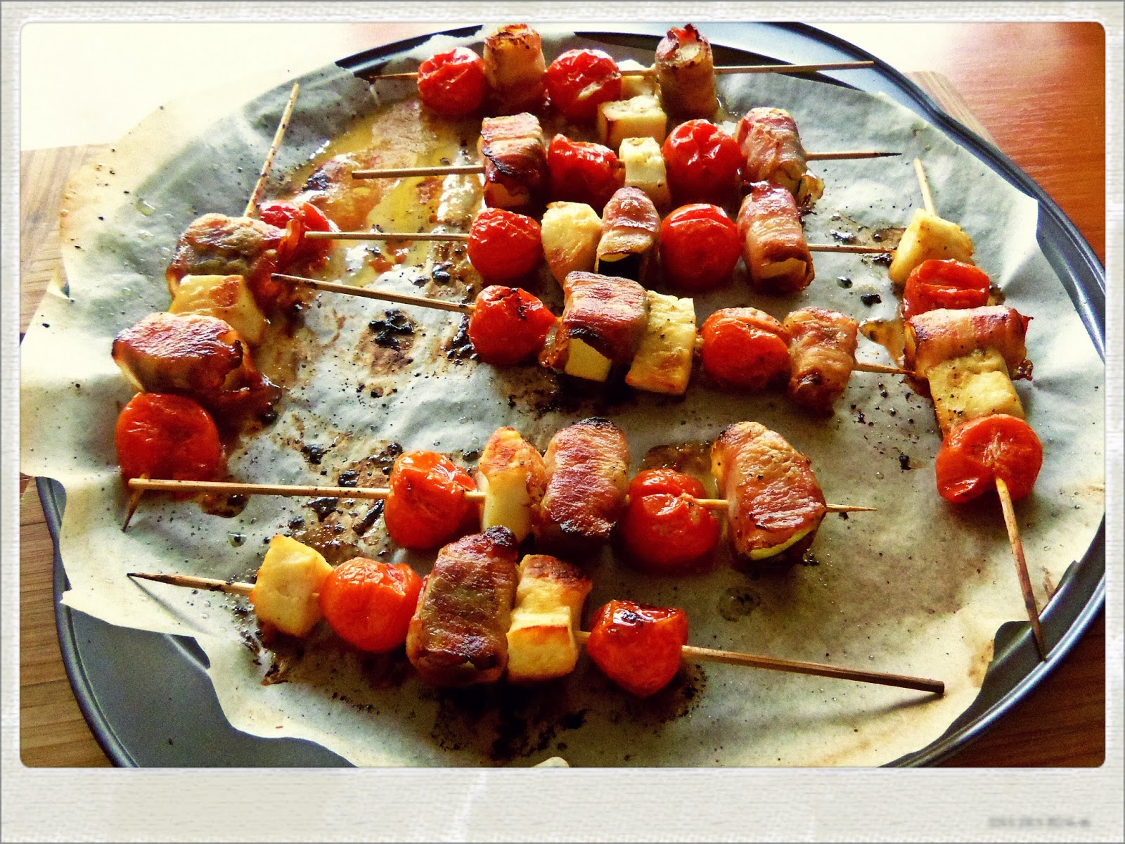 You've Got Meal! Halloumi, Tomatoes and Zucchini Skewers Easy