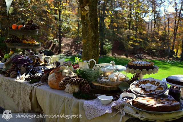 Pic nic d'autunno Shabby Chic
