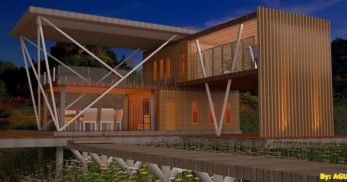 Desain Villa Minimalis yang Elegan