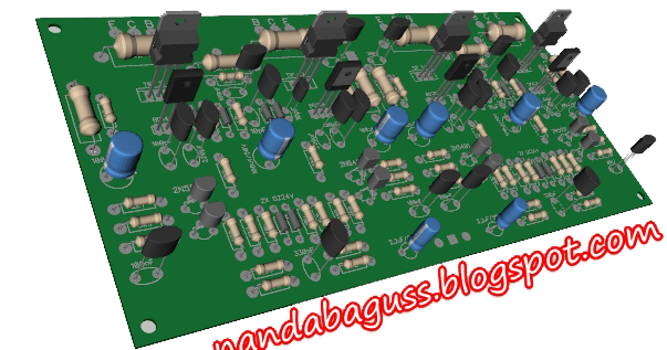 Rangkaian Amplifier OCL 150 WATT ~ ingin bisa