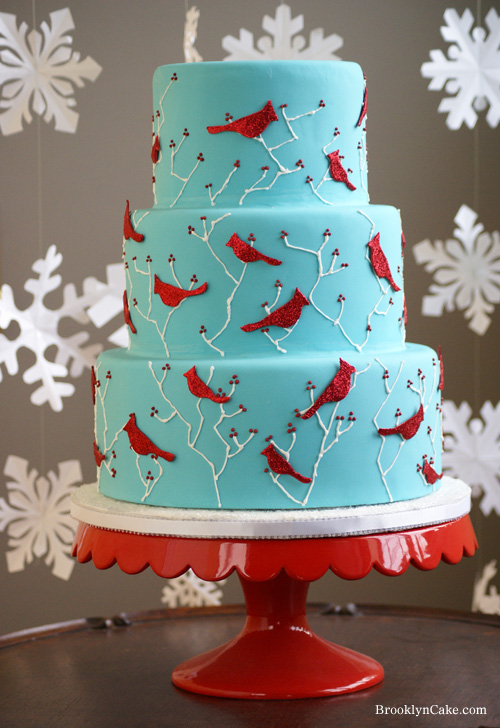 Blue and Red Wedding Cakes Blue and Red Wedding Cakes