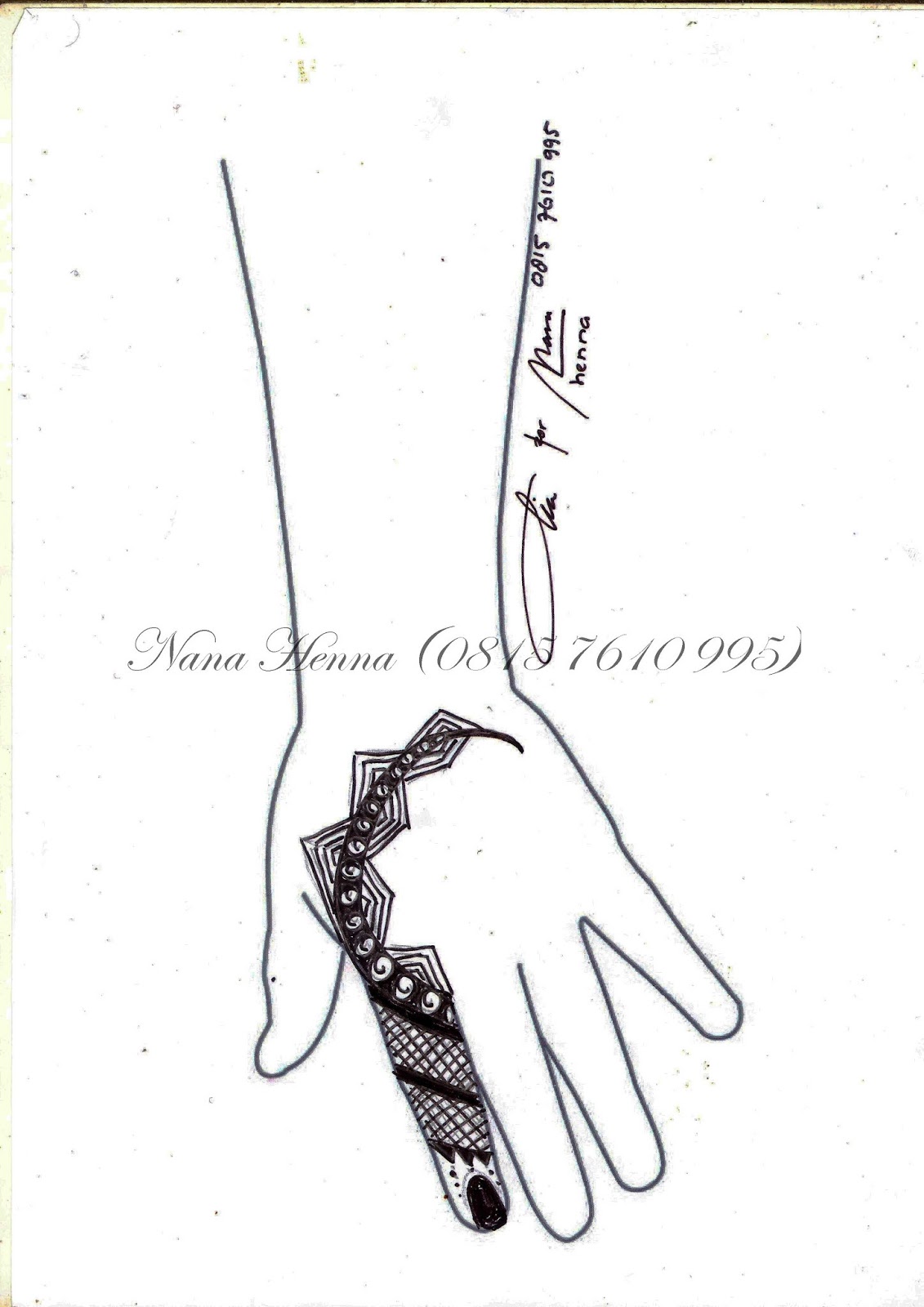 NANA HENNA UNGARAN SEMARANG SIMPLE TRIBAL HENNA ON FINGER By NANA HENNA UNGARAN SEMARANG SIMPLE TRIBAL HENNA ON FINGER By