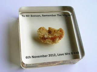 Unique Christmas Gifts - Pork Scratching Paperweight