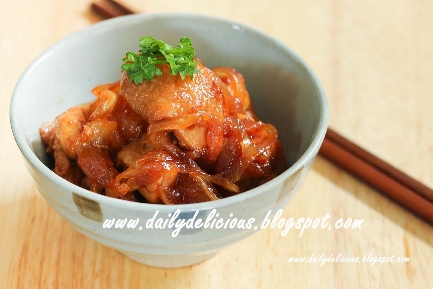dailydelicious Stir fry chicken with Japanese salt plums