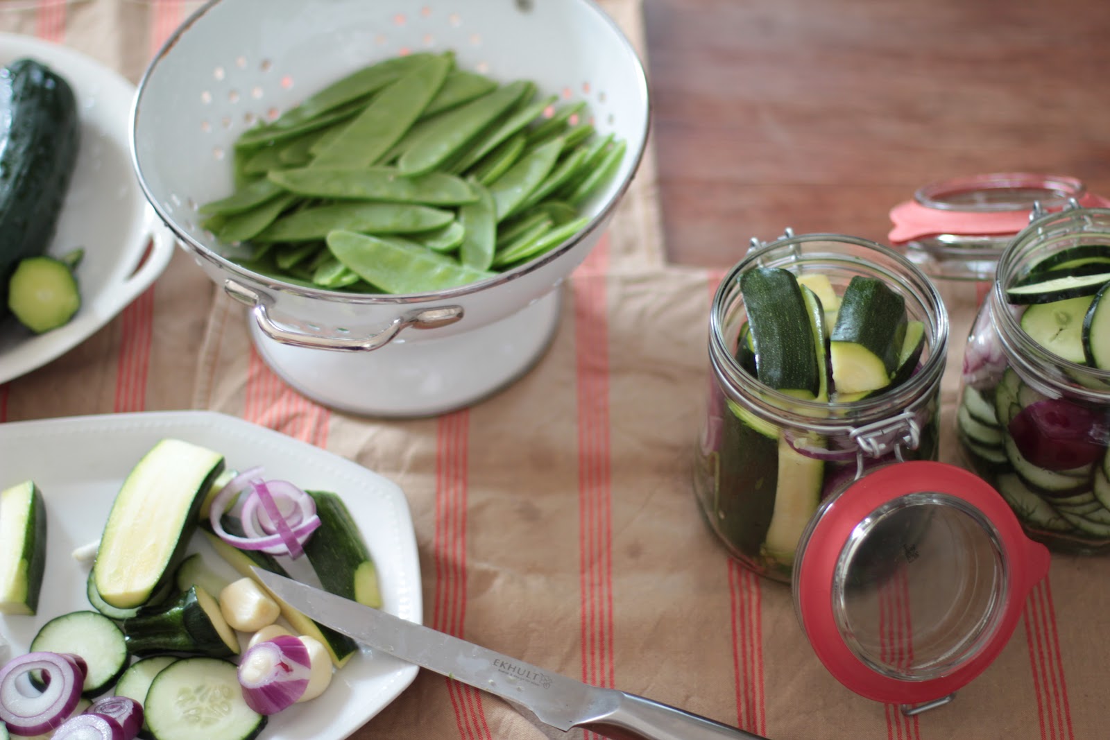 bake your slovak roots / slovenské korene Quickly Pickled Cucumbers