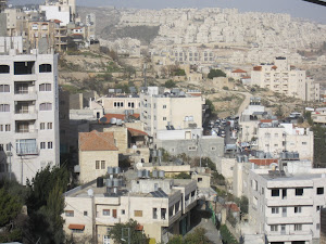 View of Bethlehem with settlement area in the background