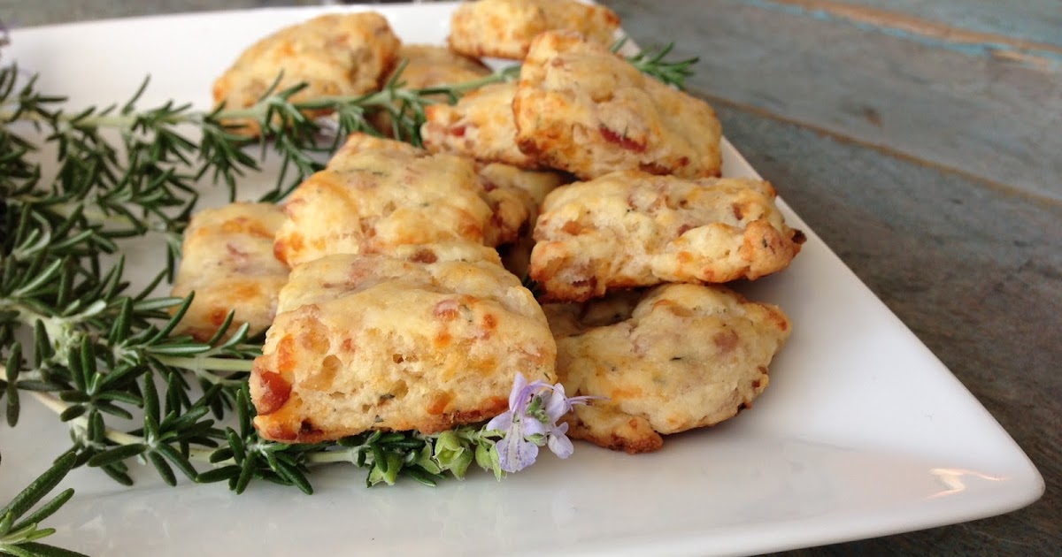 The Meat and Potatoes Foodie Cheddar Bacon Biscuit Bites