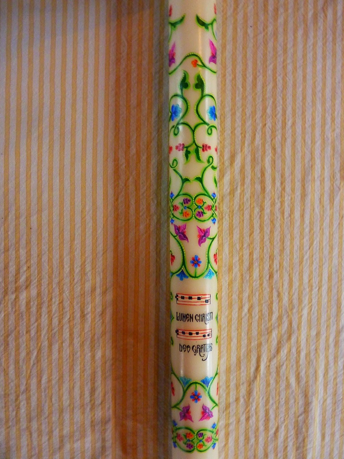 New Liturgical Movement The Paschal Candle An Artist Explains