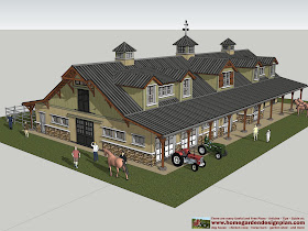 barn horse plans hb100