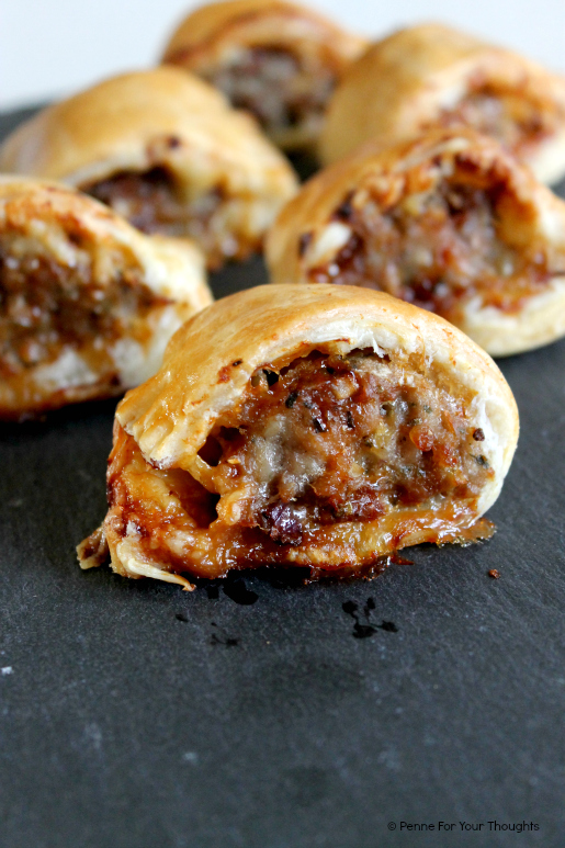 Cheese and Marmite Sausage Rolls