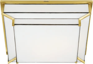 Quoizel LSM1618GY 3 Light Laurie Smith Millennium Flush Mount Gallery Gold