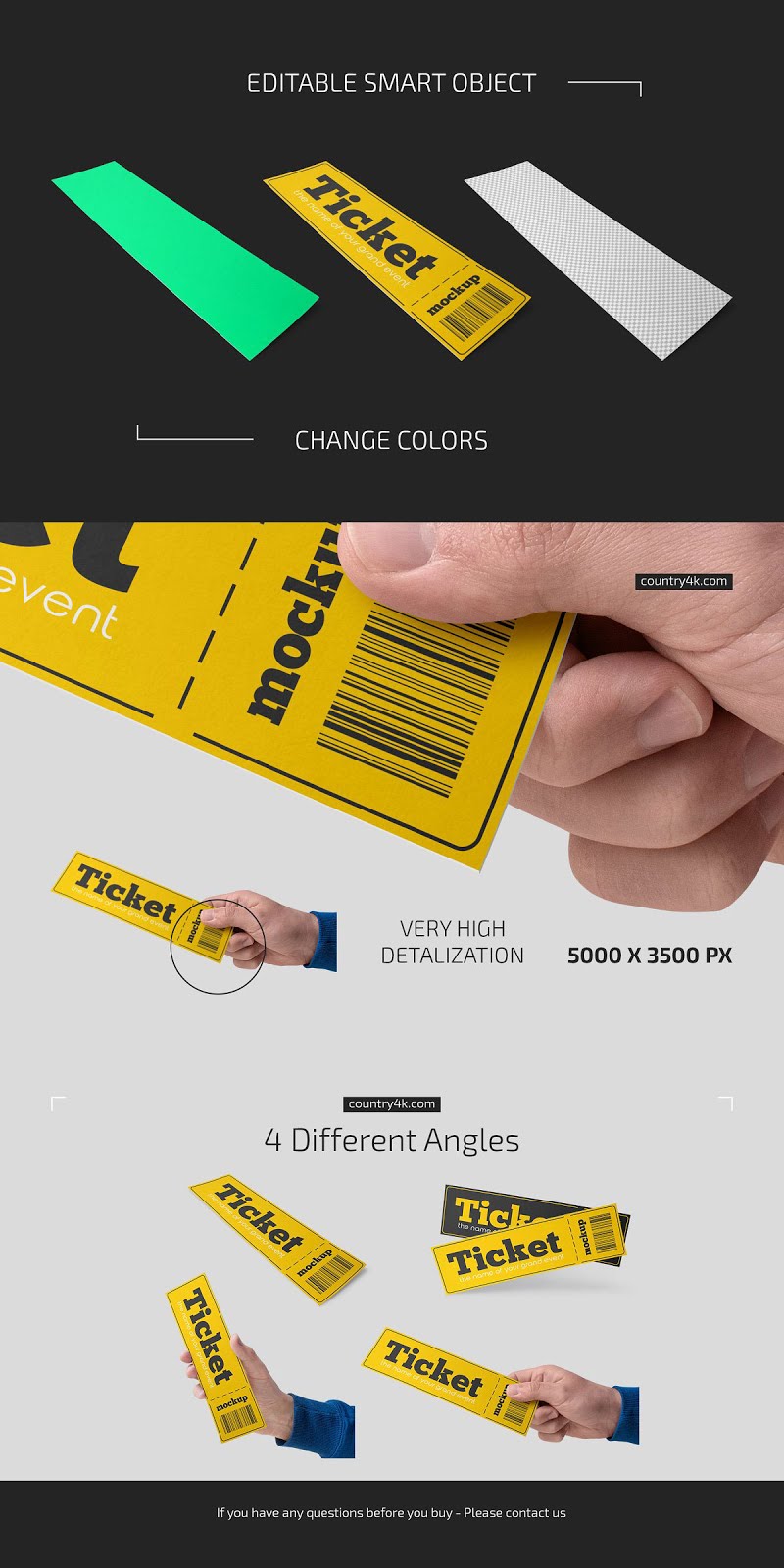 Paper Ticket Mockup Set 5232782 2 Paper Ticket Mockup Set 5232782 Free