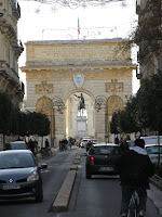 Arc de triumph, Montpellier, France