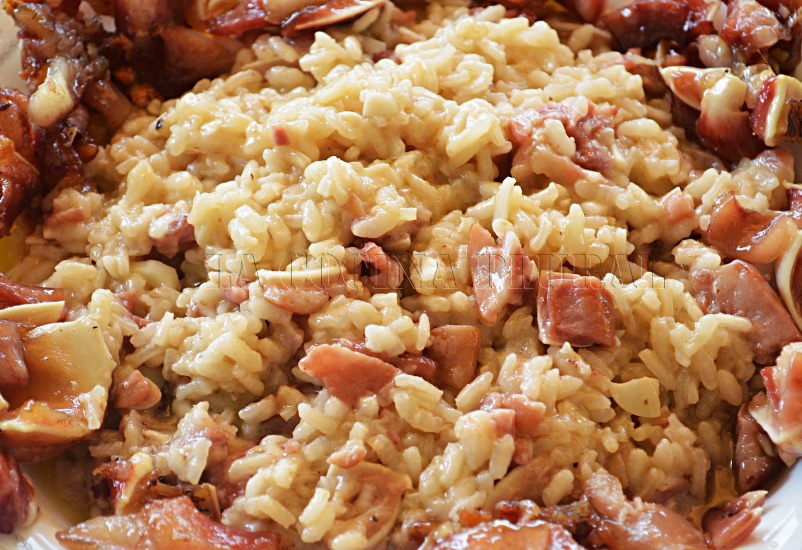 LA COCINA PLURAL RISOTTO DE MORRO DE CERDO MANTECADO CON QUESO DE CABRA