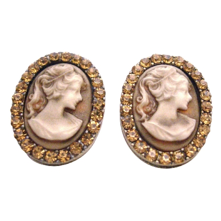 cameo jewelry mother gift earrings crystal valueable whether give wife special want