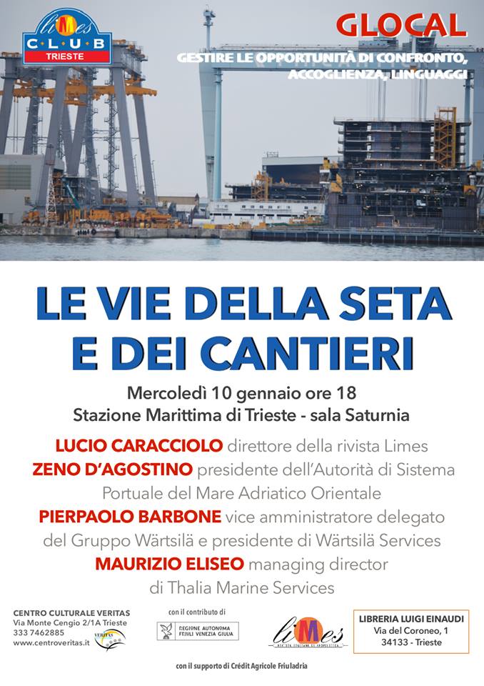 TUTTI I VIDEO DEL NOSTRO CONVEGNO DEL 10 GENNAIO SULLA "VIA DELLA SETA E DEI CANTIERI"