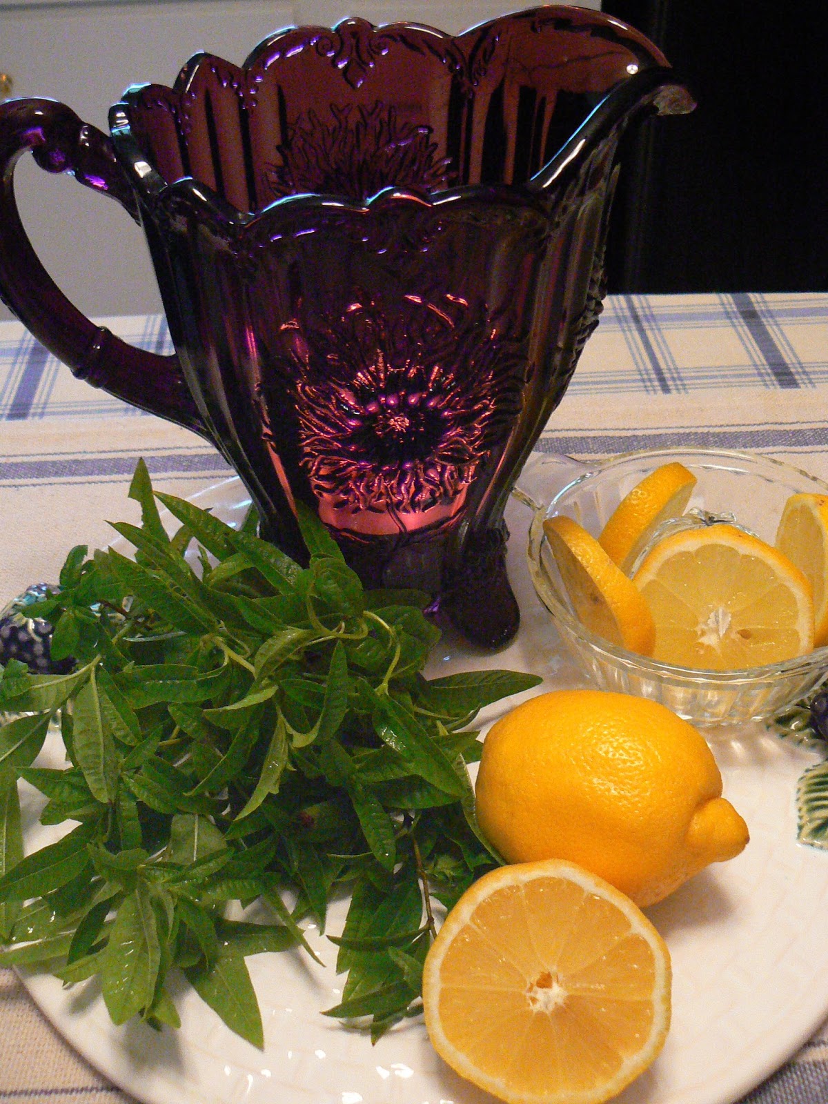 My Crazy Quilt Life Lemon Verbena Tea Time........