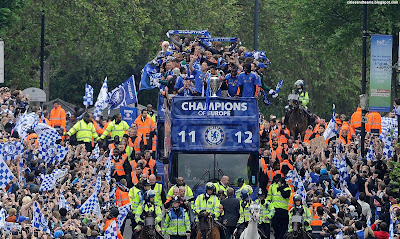 London Welcomes Champions League Champion Chelsea Enthusiastically Hd Wallpaper