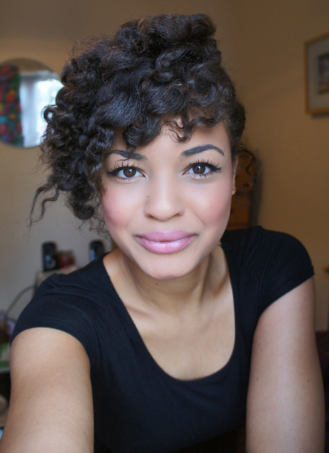 Yolanda G Side Swept Flat Twist Out On Straightened Natural Hair
