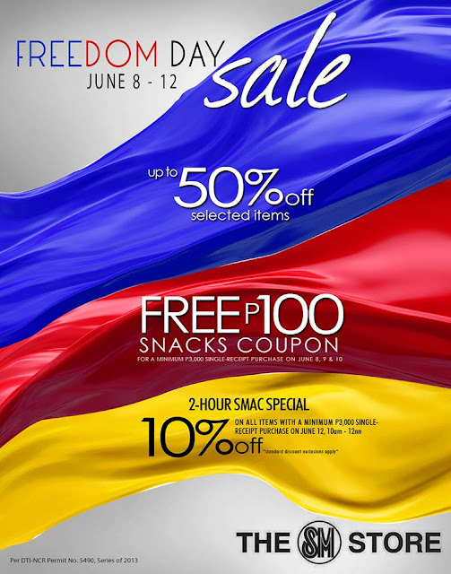 Shopping Sale | SM Freedom Day Sale and Events | June 8-12