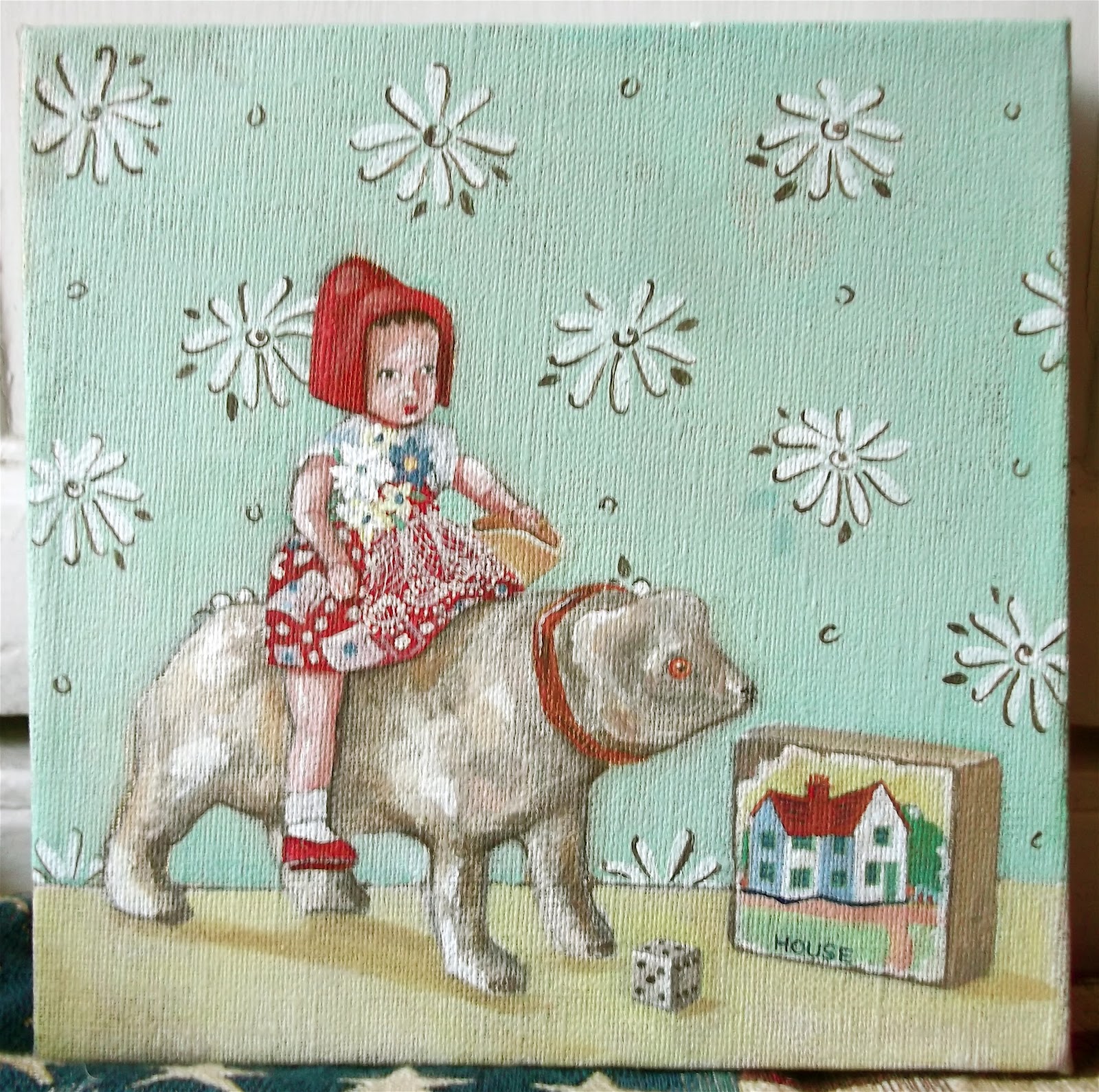 Jane Winton's Artwork Vintage Toy Paintings