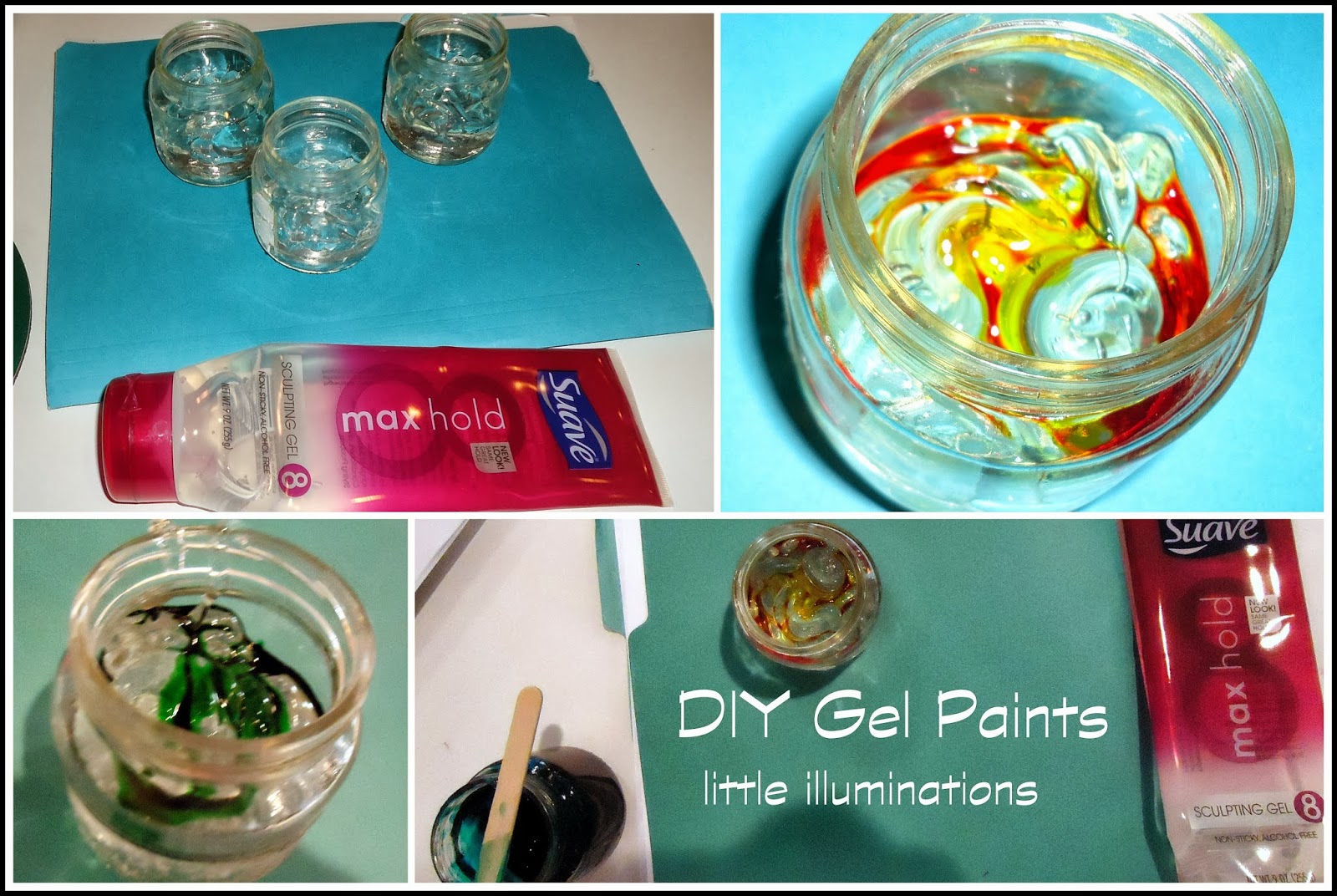 little illuminations Make Your Own Gel Paints!